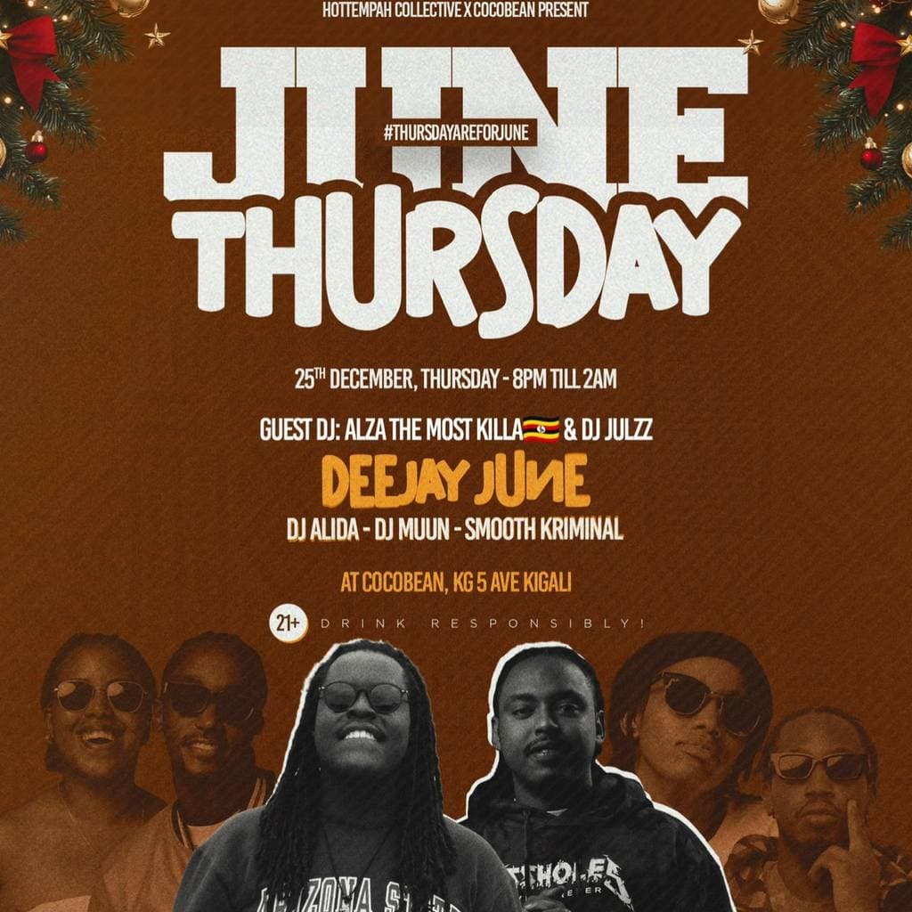 June Thursdays 25 December  2025